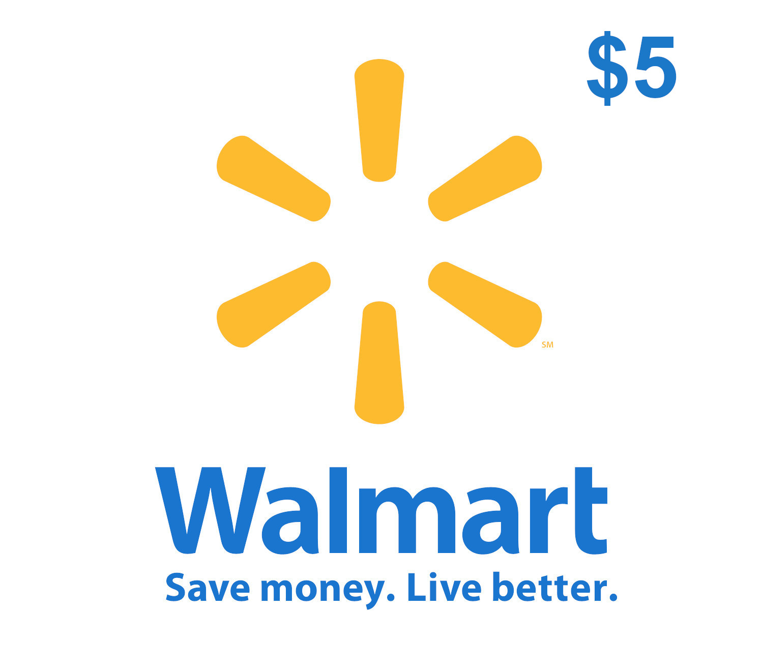 Walmart $5 Gift Card cover art