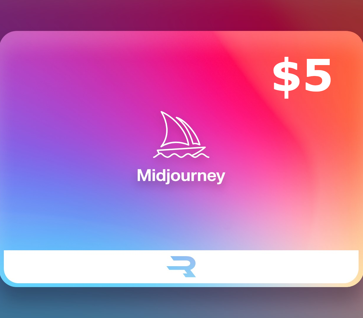 Rewarble Midjourney USD 5 Gift Card cover art