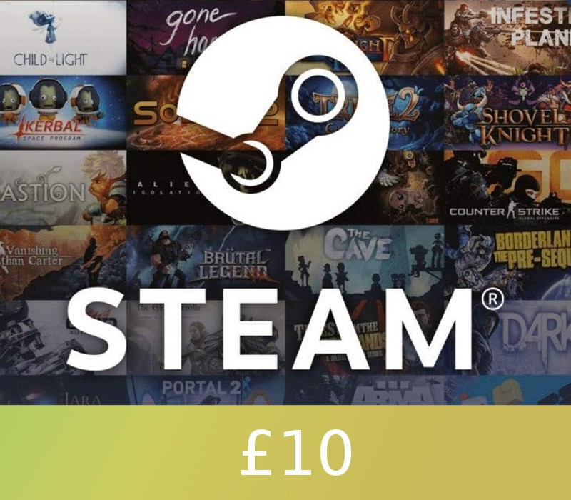 Steam Gift Card £10 cover art