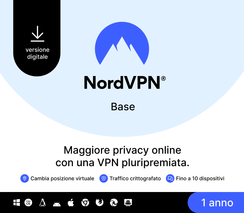 NordVPN Basic IT (1 Year / 10 Devices) cover art