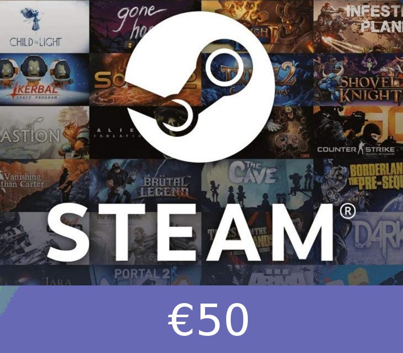 Steam Gift Card €50 cover art