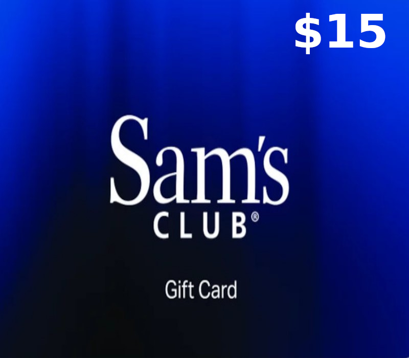 Sam’s Club USD 15 Gift Card cover art