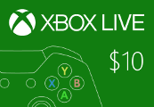 XBOX Live $10 Prepaid Card cover art