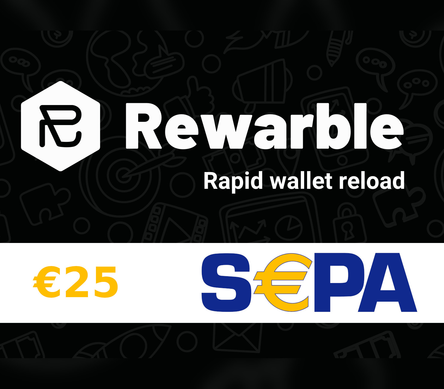 Rewarble SEPA EUR 25 Gift Card cover art