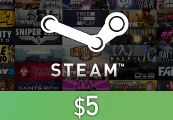 Steam Wallet Card $5 cover art