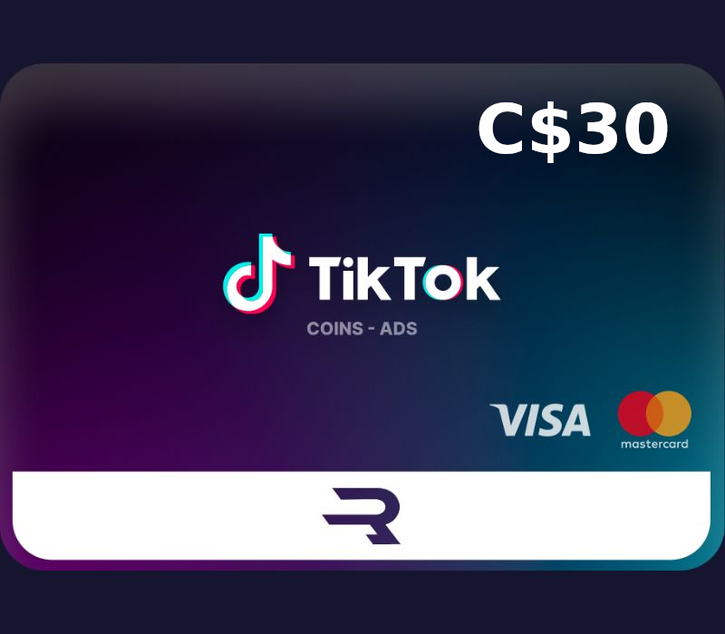 Rewarble TikTok CAD 30 Gift Card cover art
