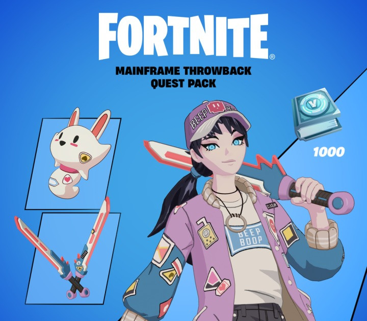 Fortnite - Mainframe Throwback Quest Pack DLC cover art