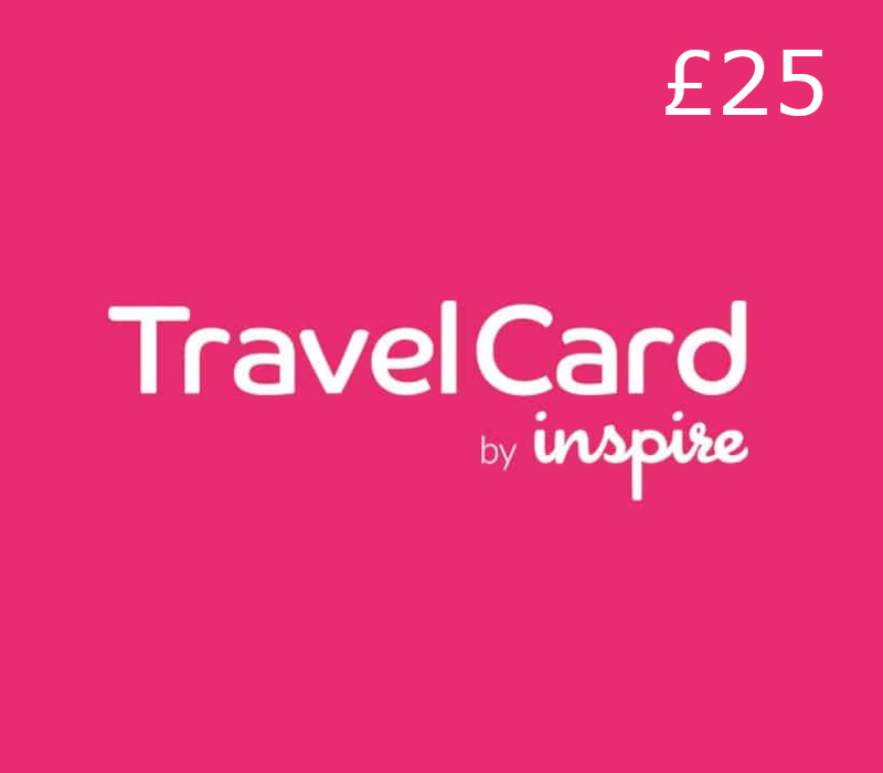 Inspire TravelCard GBP 25 Gift Card cover art