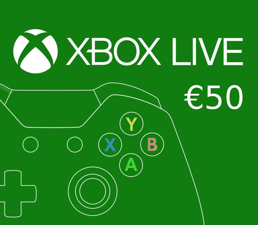 XBOX Live €50 Prepaid Card IT cover art