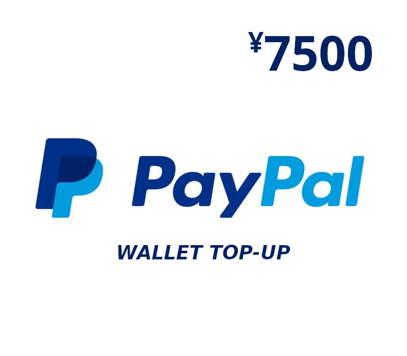 PayPal Wallet JPY 7500 Top Up cover art