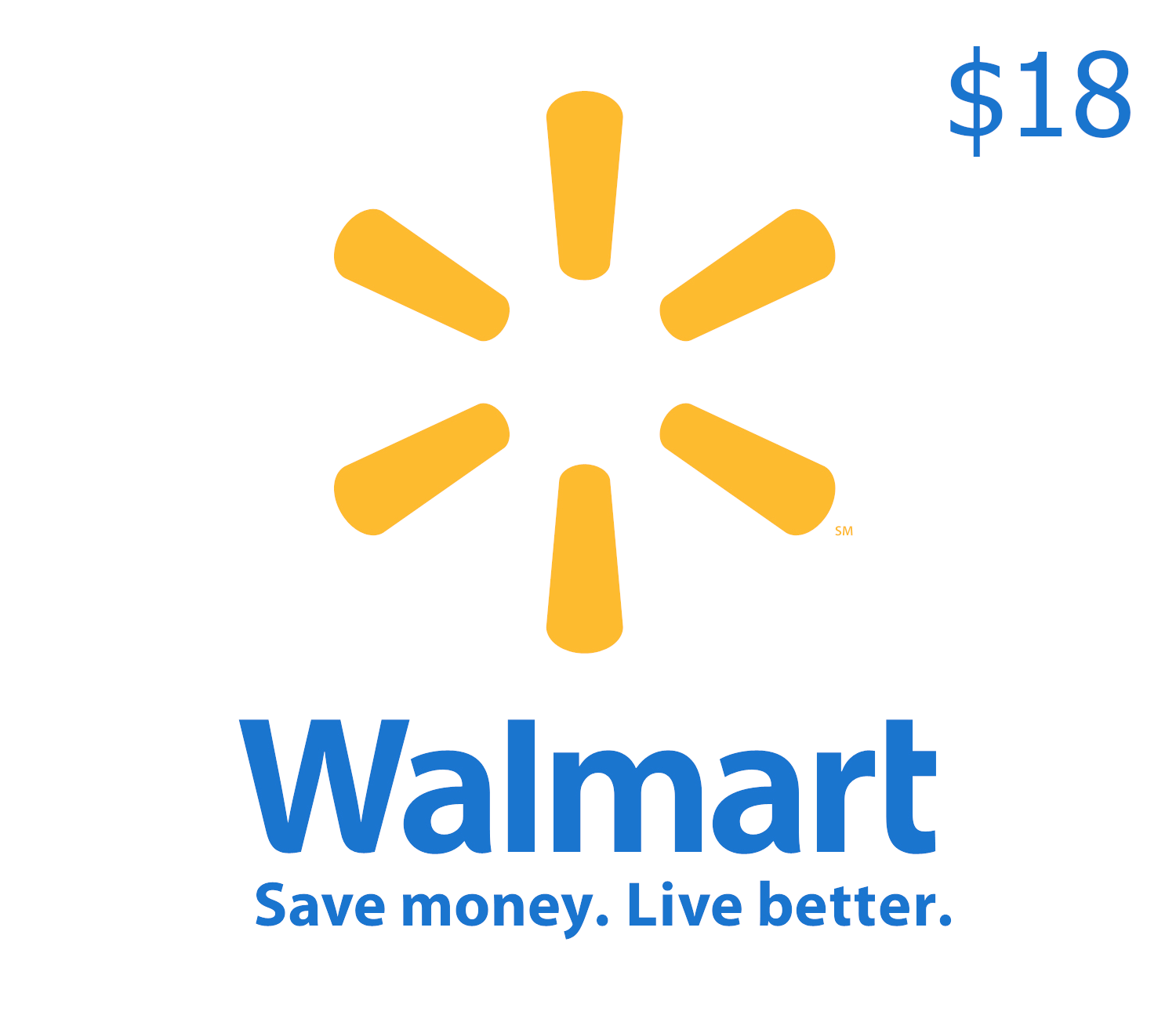 Walmart $18 Gift Card cover art