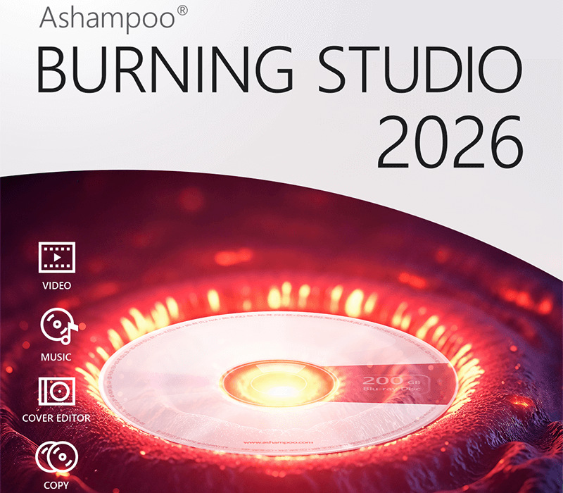 Ashampoo Burning Studio 2026 (2 PCs) cover art