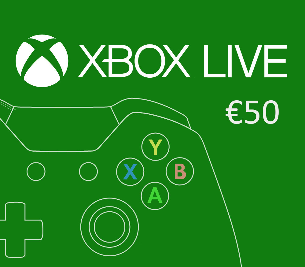 XBOX Live €50 Prepaid Card AT cover art