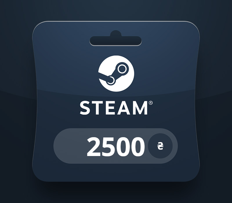 Steam Wallet UAH 2500 Gift Card UA cover art