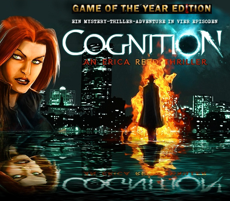 Cognition: An Erica Reed Thriller GOTY cover art