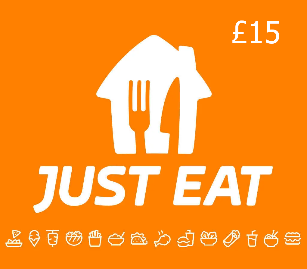 Just Eat £15 Gift Card cover art