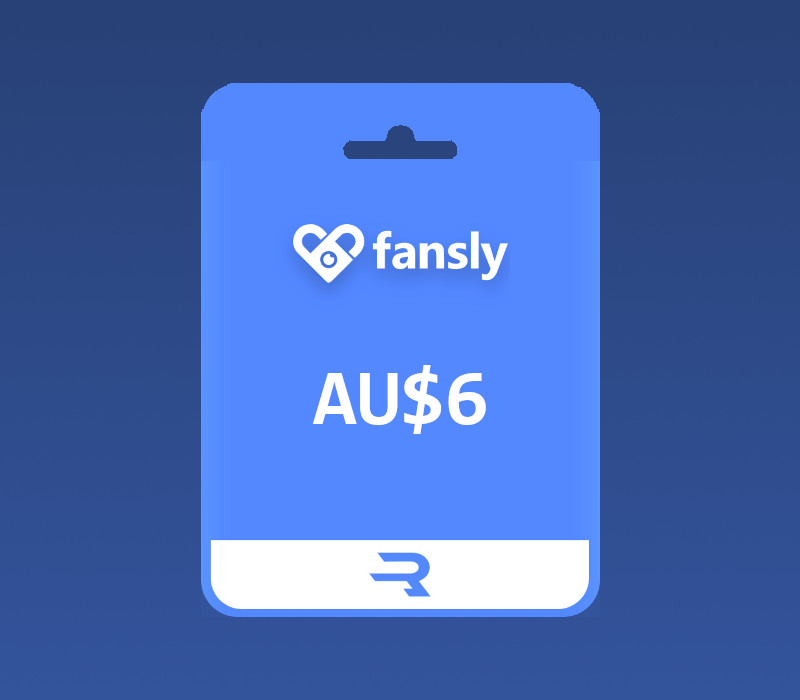 Rewarble Fansly AUD 6 Gift Card cover art