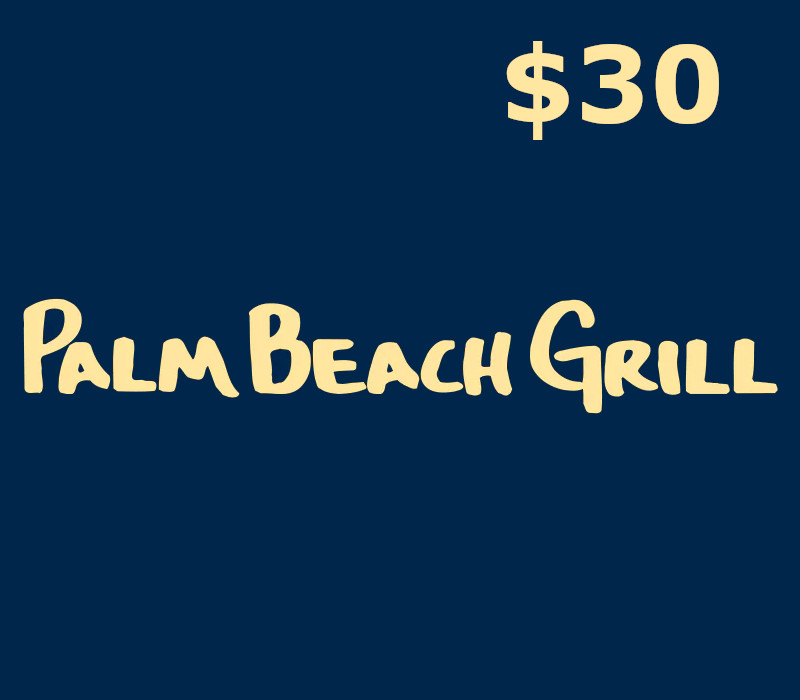 Palm Beach Grill 30$ Gift Card cover art