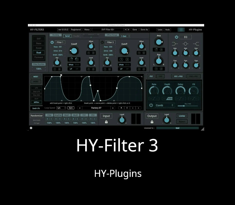 HY-Plugins: HY-Filter 3 cover art