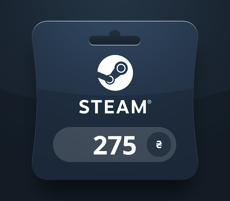 Steam Wallet UAH 275 Gift Card UA cover art