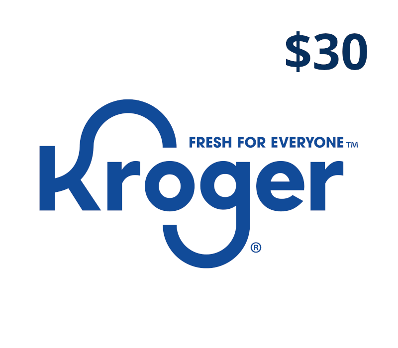 Kroger USD 30 Gift Card cover art