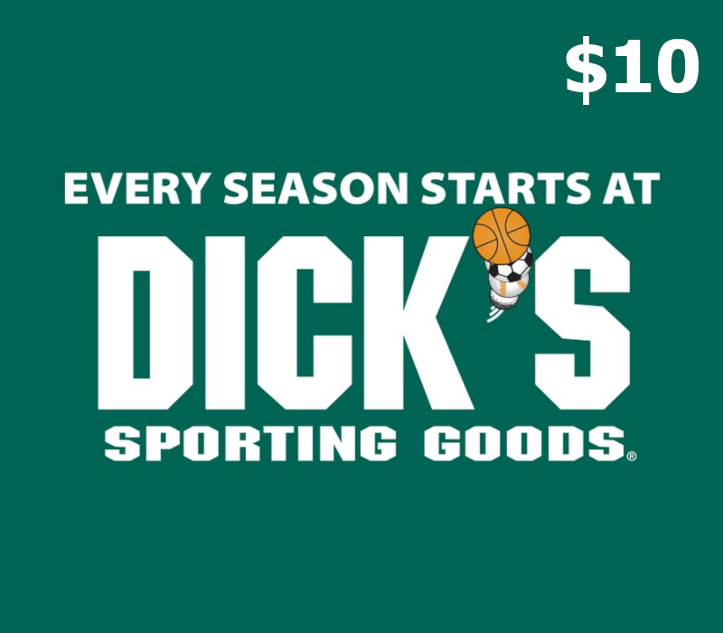 Dicks Sporting Goods $10 Gift Card cover art
