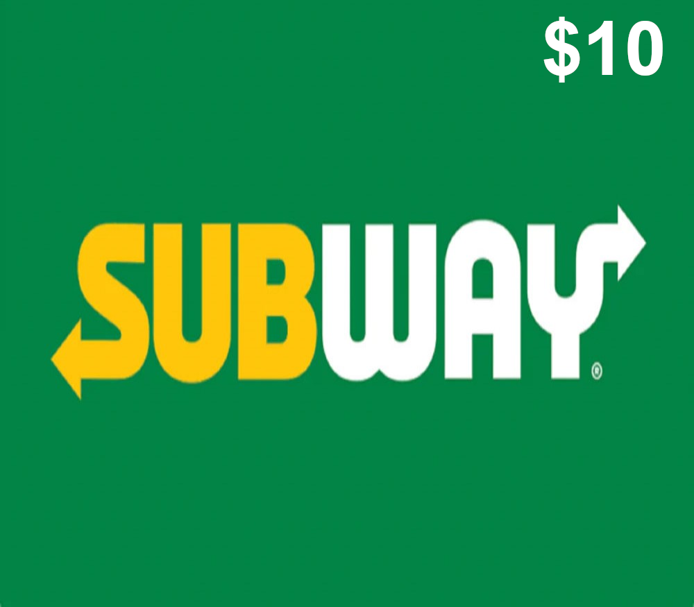 Subway $10 Gift Card cover art