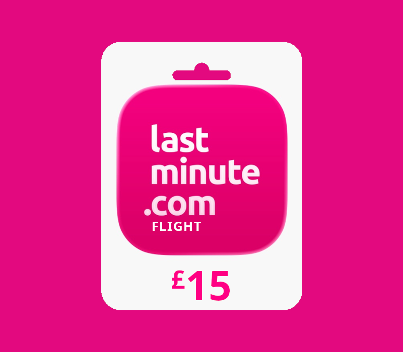 Lastminute.com Flight GBP 15 Gift Card cover art