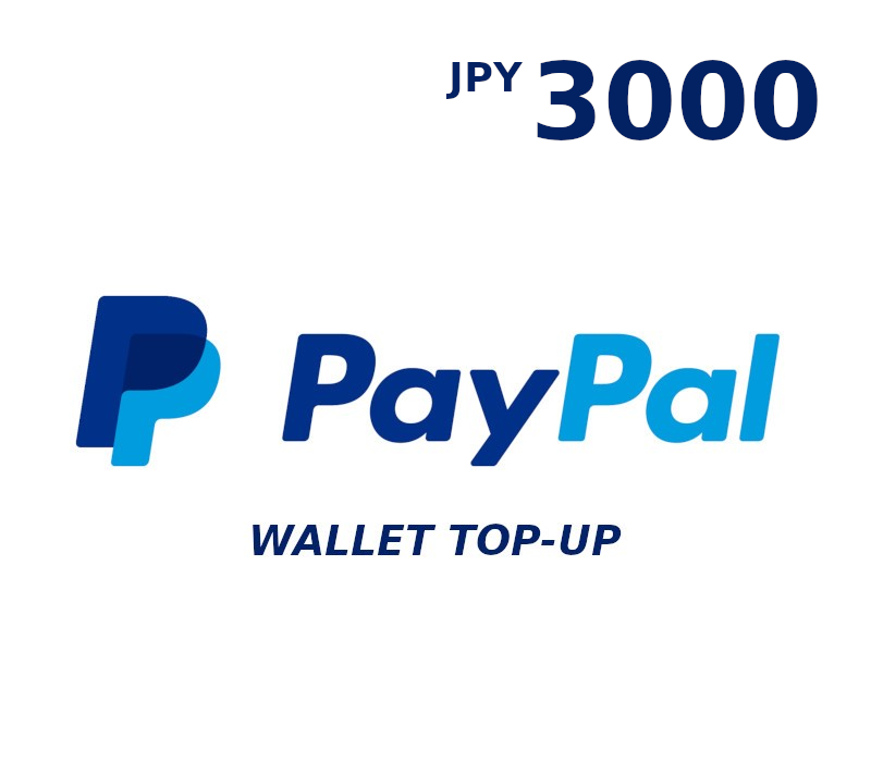 PayPal Wallet JPY 3000 Top Up cover art