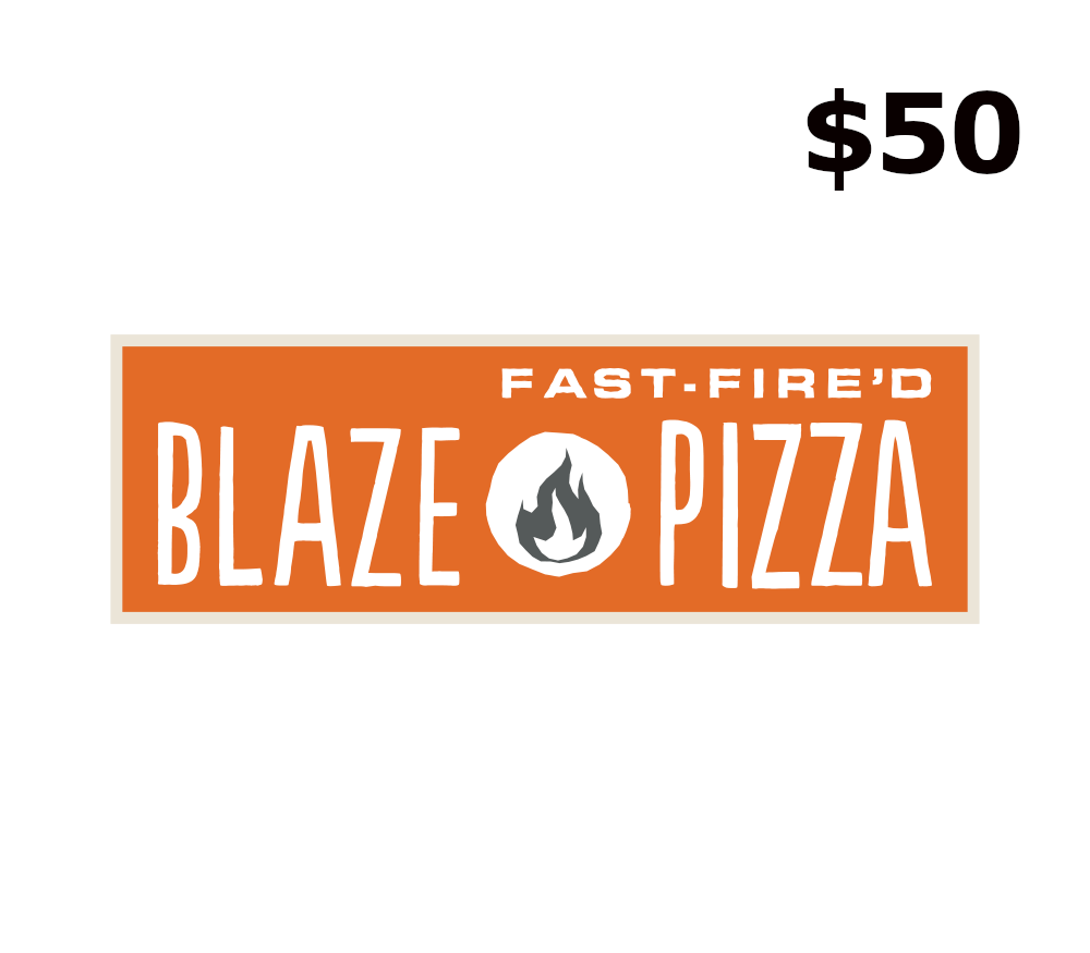 Blaze Pizza $50 Gift Card cover art
