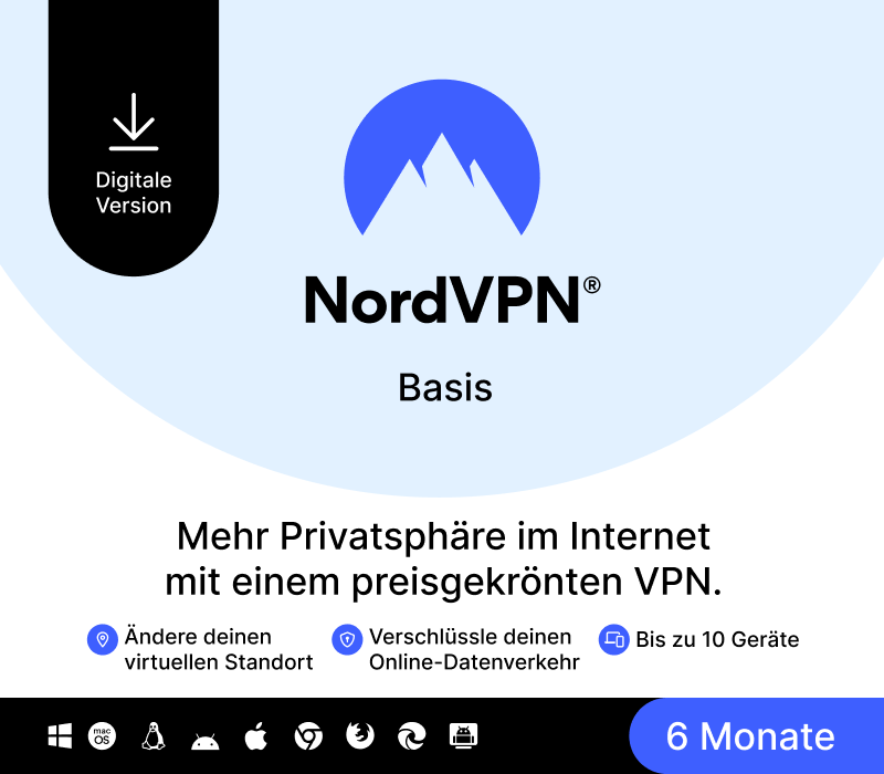 NordVPN Basic DE (6 Months / 10 Devices) cover art