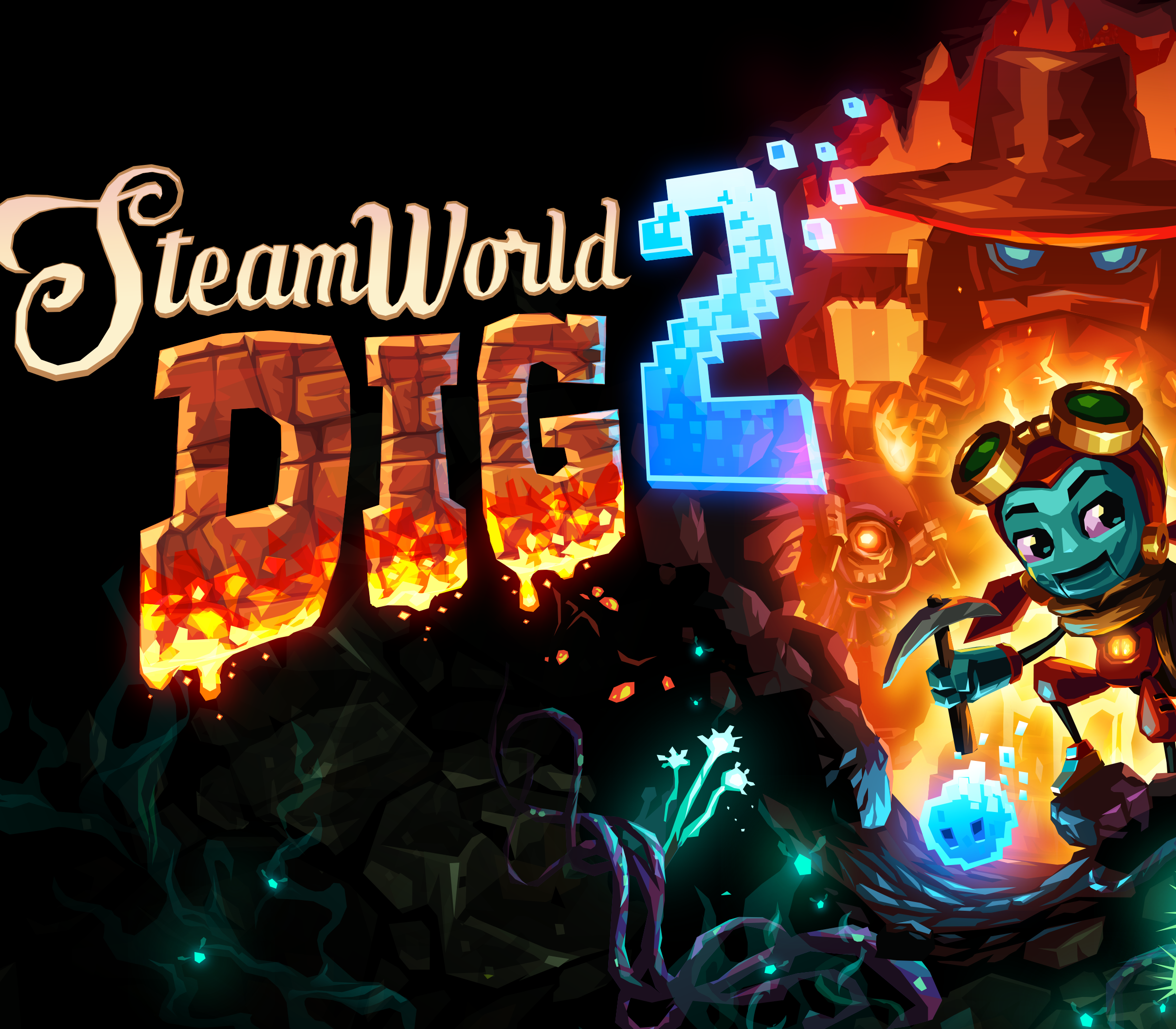 SteamWorld Dig 2 cover art