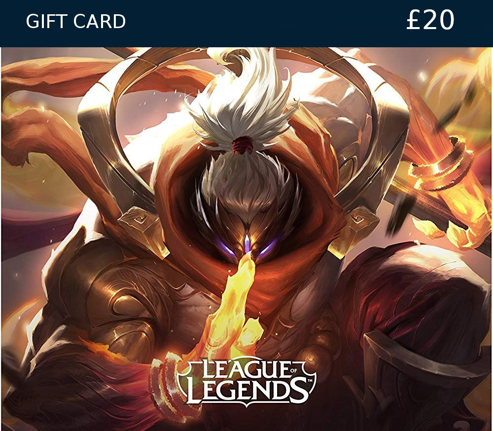 League of Legends 20 GBP Prepaid RP Card cover art