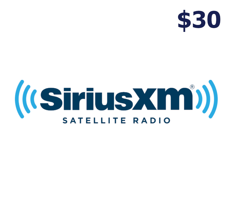 SiriusXM $30 Gift Card cover art
