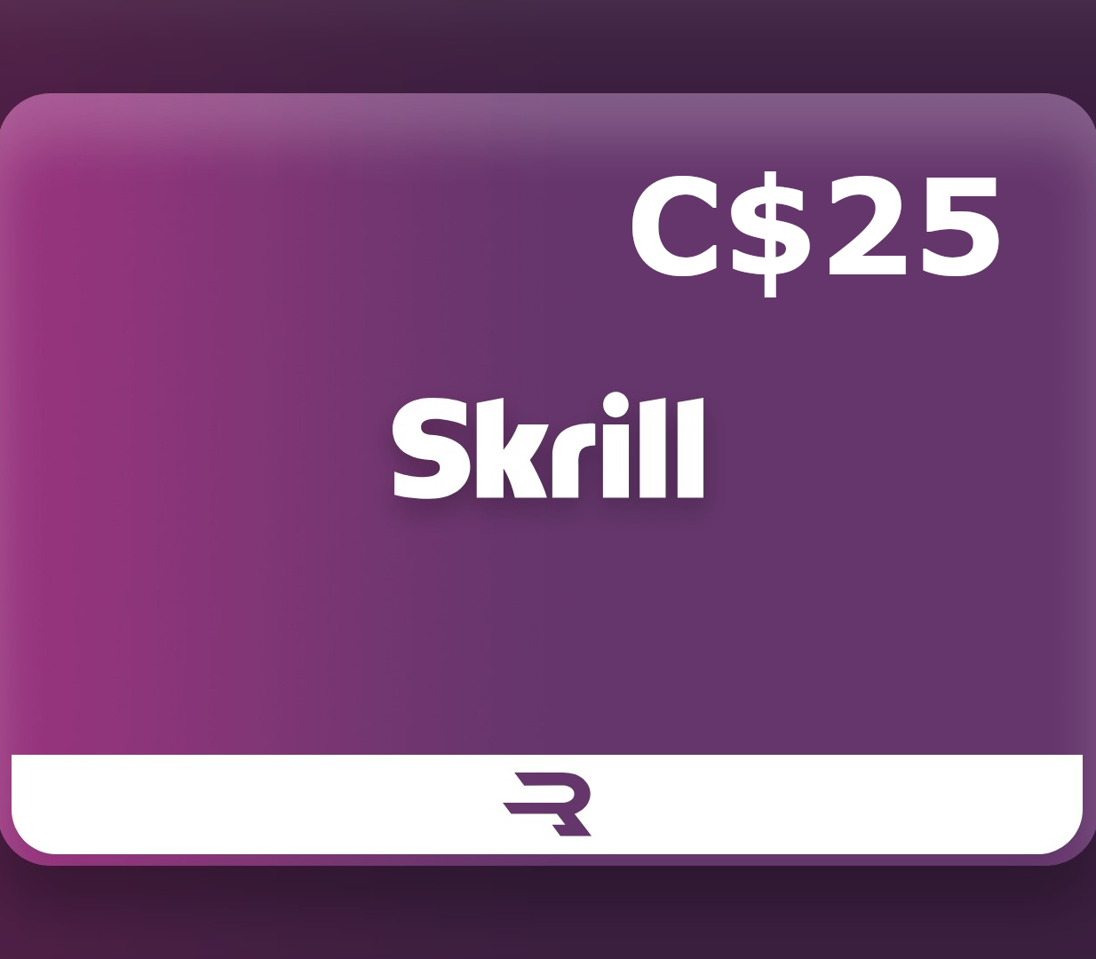 Rewarble Skrill CAD 25 Gift Card cover art