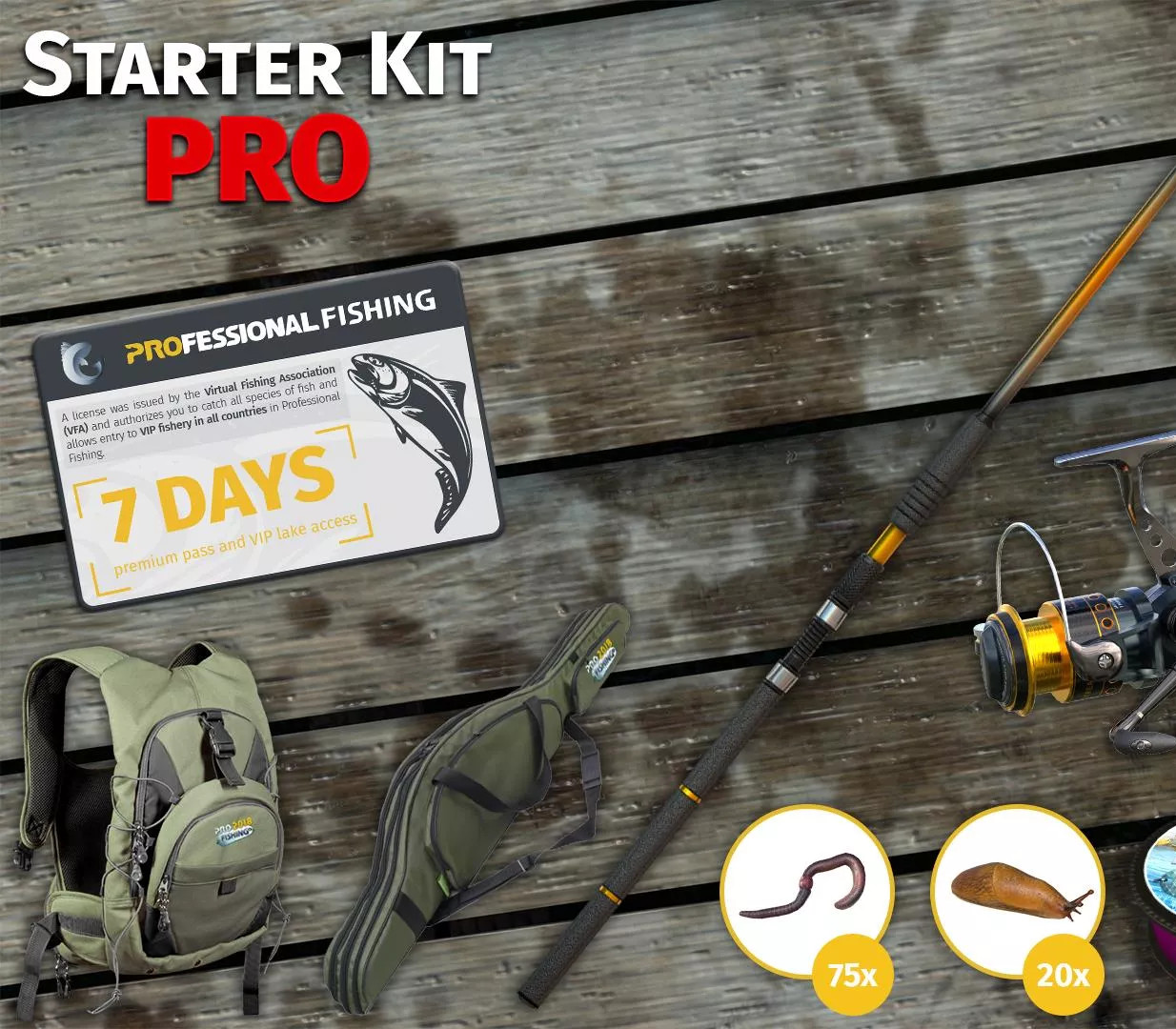 Professional Fishing - Starter Kit Pro DLC cover art