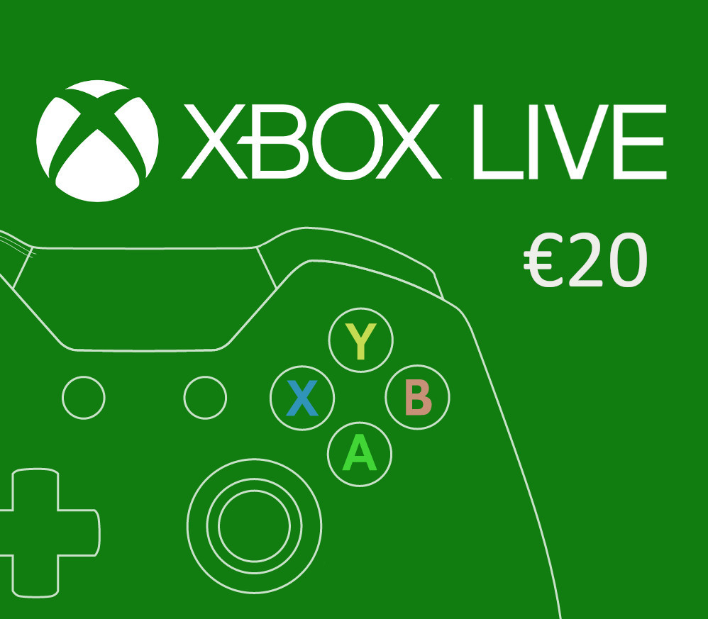 XBOX Live €20 Prepaid Card BE cover art