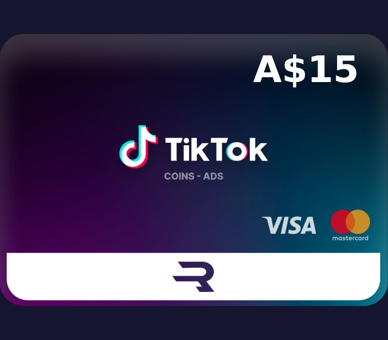 Rewarble TikTok AUD 15 Gift Card cover art