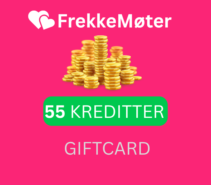 FrekkeMøter.no 55 Credits Gift Card cover art