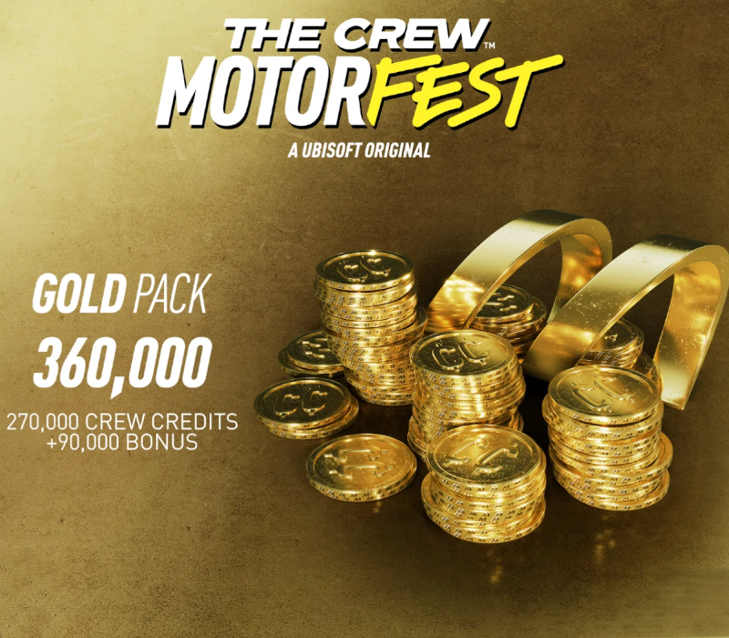 The Crew Motorfest VC Gold Pack - 360,000 Crew Credits DLC cover art