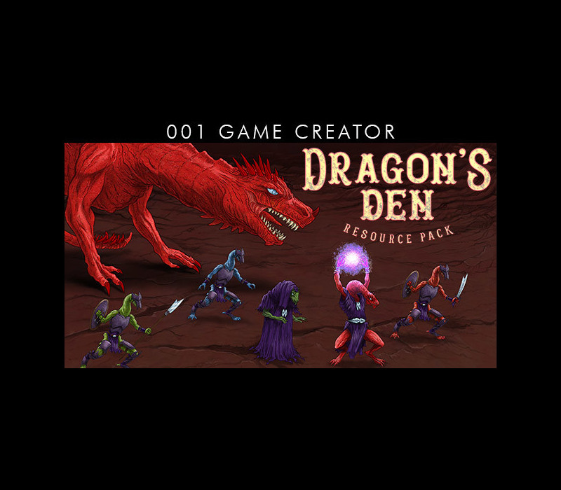 001 Game Creator - Dragon's Den Resource Pack DLC cover art