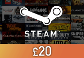Steam Wallet Card £20 cover art