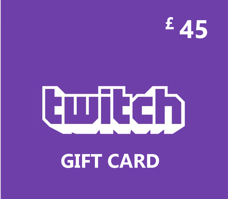 Twitch GBP 45 Gift Card cover art