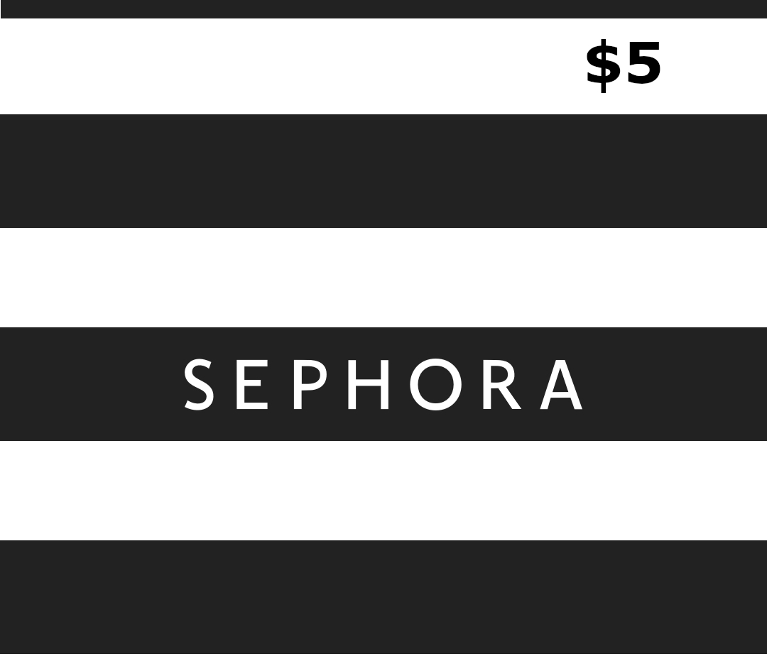 Sephora $5 Gift Card cover art