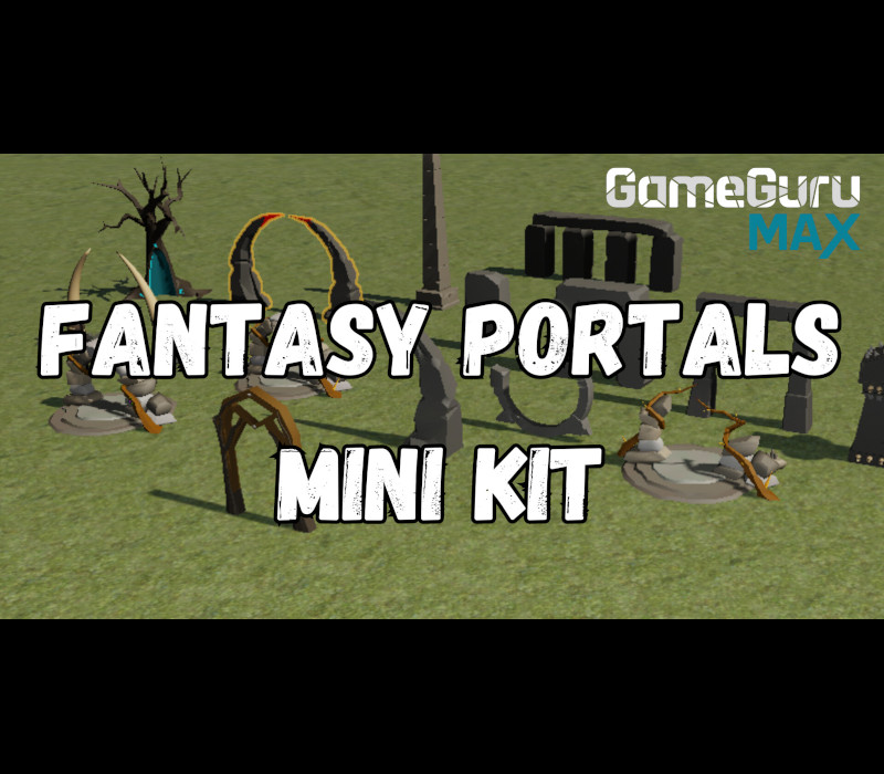 GameGuru MAX - Low Poly Mini Kit: Fantasy Portals DLC cover art