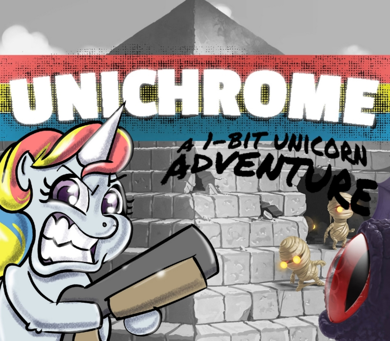 Unichrome: A 1-Bit Unicorn Adventure cover art
