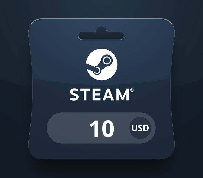 Steam Wallet USD 10 Gift Card cover art
