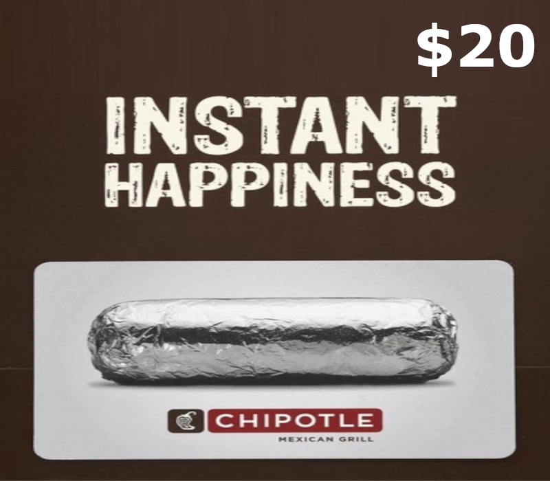 Chipotle $20 Gift Card cover art