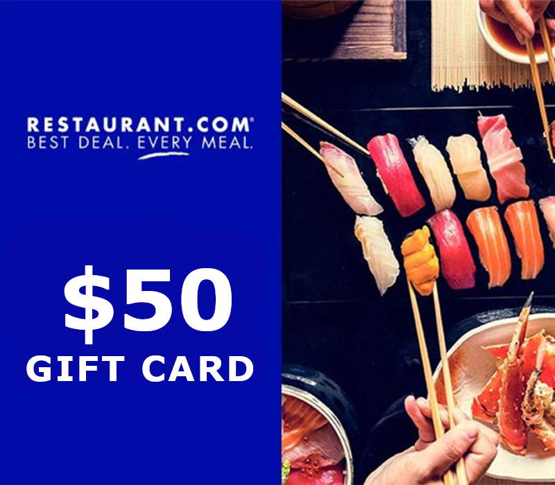 Restaurant.com $50 eGift Card cover art