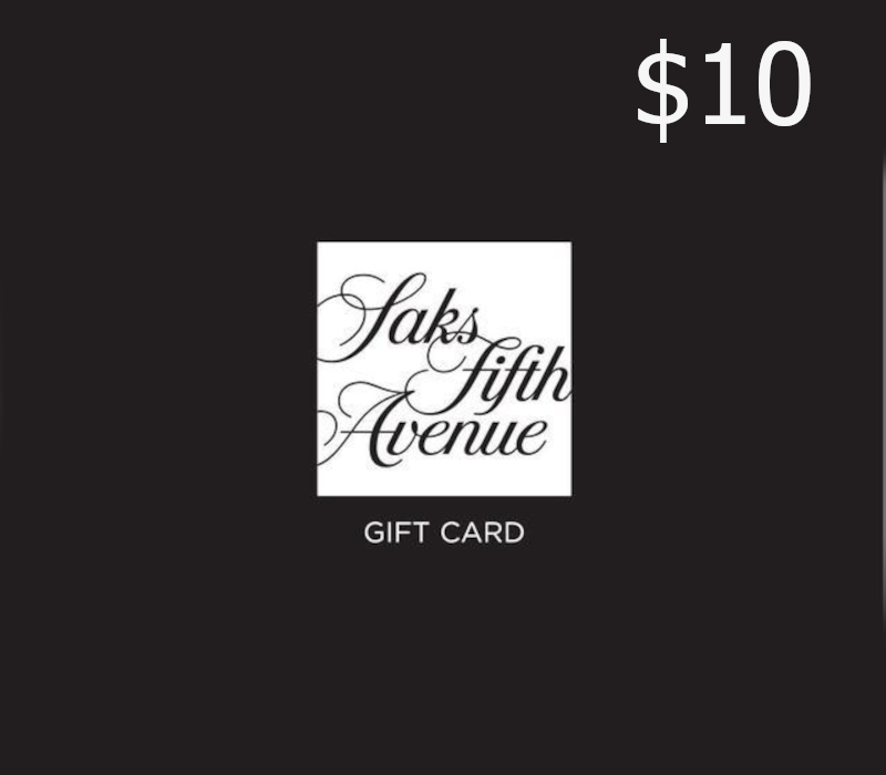 Saks Fifth Avenue $10 Gift Card cover art